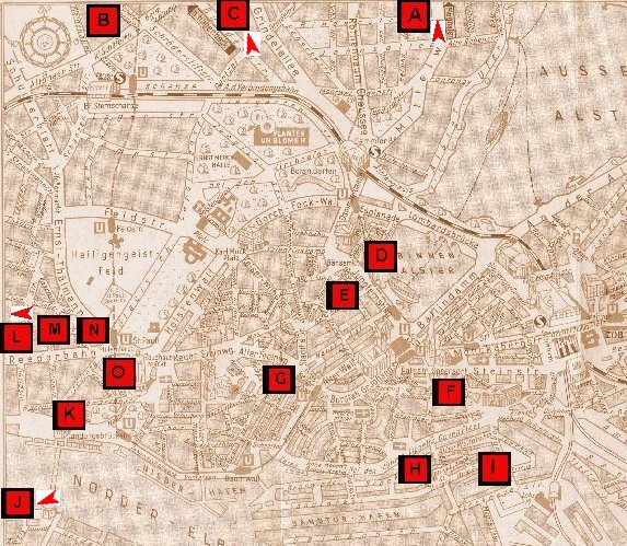 Hamburg-Stadtplan