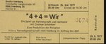 Eintrittskarte 1977