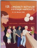 Plakat der Lesbisch-Schwulen Filmtage 2002