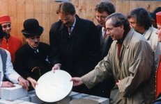 Götz George, Hans-Joachim Flebbe, hält Filmrolle, Baubeginn 1991