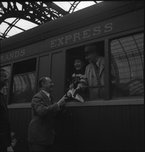 Erich Ziegel am Hamburger Hauptbahnhof.