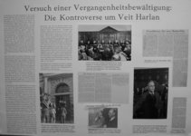 Collage von Zeitungsausschnitte über die Prozesse gegen Veit Harlan