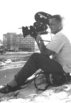 Carsten Dierks mit der 16mm Arriflex bei Aufnahmen in den USA.
