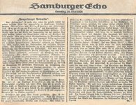 Artikel zu "Panzerkreutzer Potemkin" im "Hamburger Echo" 1925