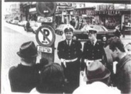 Dreharbeiten zu dem Film "Polizeirevier Davidswache" (1967)