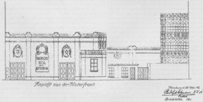 Bauzeichnung, 1912