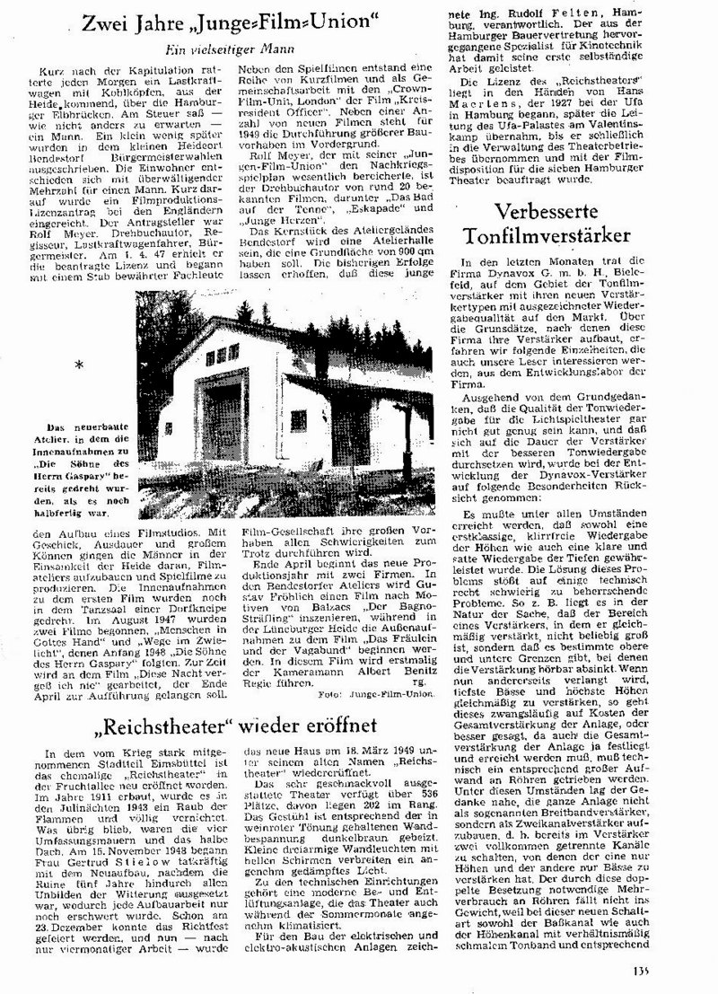 Filmecho-Erstausgabe